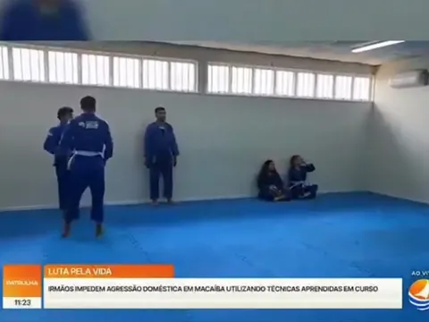 Irmãos de projeto da PM imobilizam o próprio pai, chamam a polícia e evitam agressão à mãe em Macaíba; aulas de jiu-jítsu e judô ajudaram