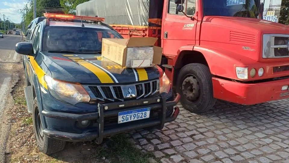 Homem é preso por contrabando de 10 mil pacotes de cigarro no interior do RN