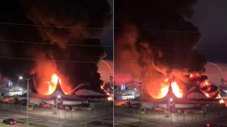 Incêndio atinge Circo do Tirullipa em Natal