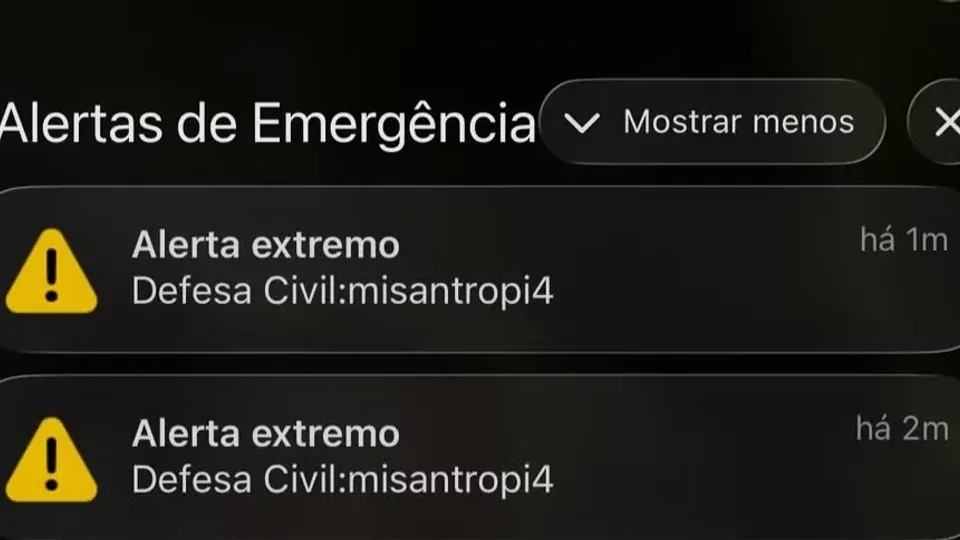 Sistema da Defesa Civil é suspenso após invasão e disparo falso