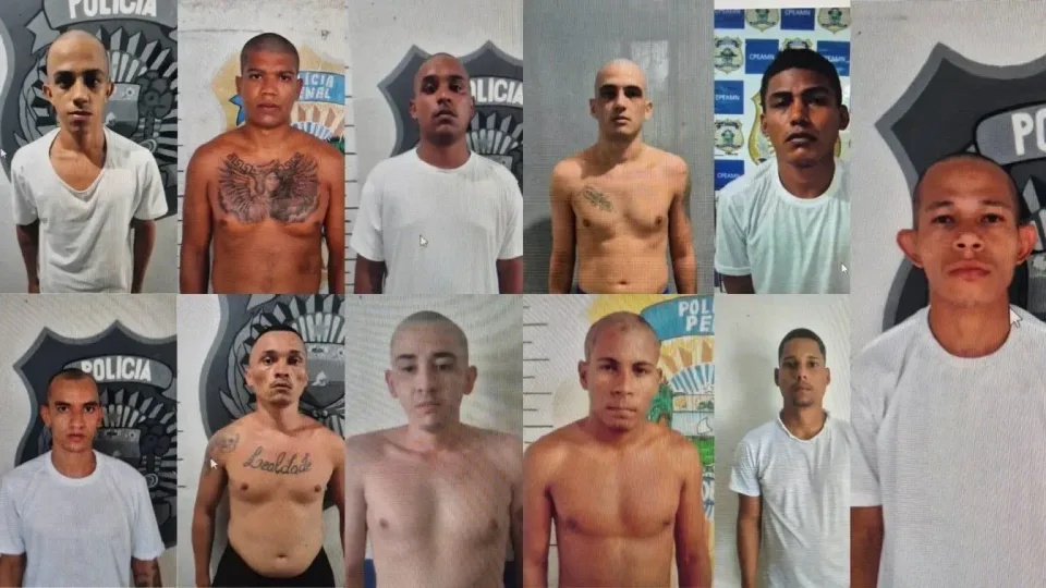 Onze presos estão foragidos após fuga da Penitenciária Rogério Coutinho Madruga, em Nísia Floresta