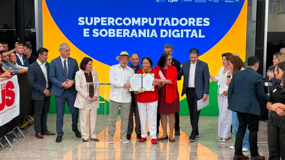 Lula anuncia implantação de supercomputador de R$ 1 bilhão no RN para processamento de dados e IA