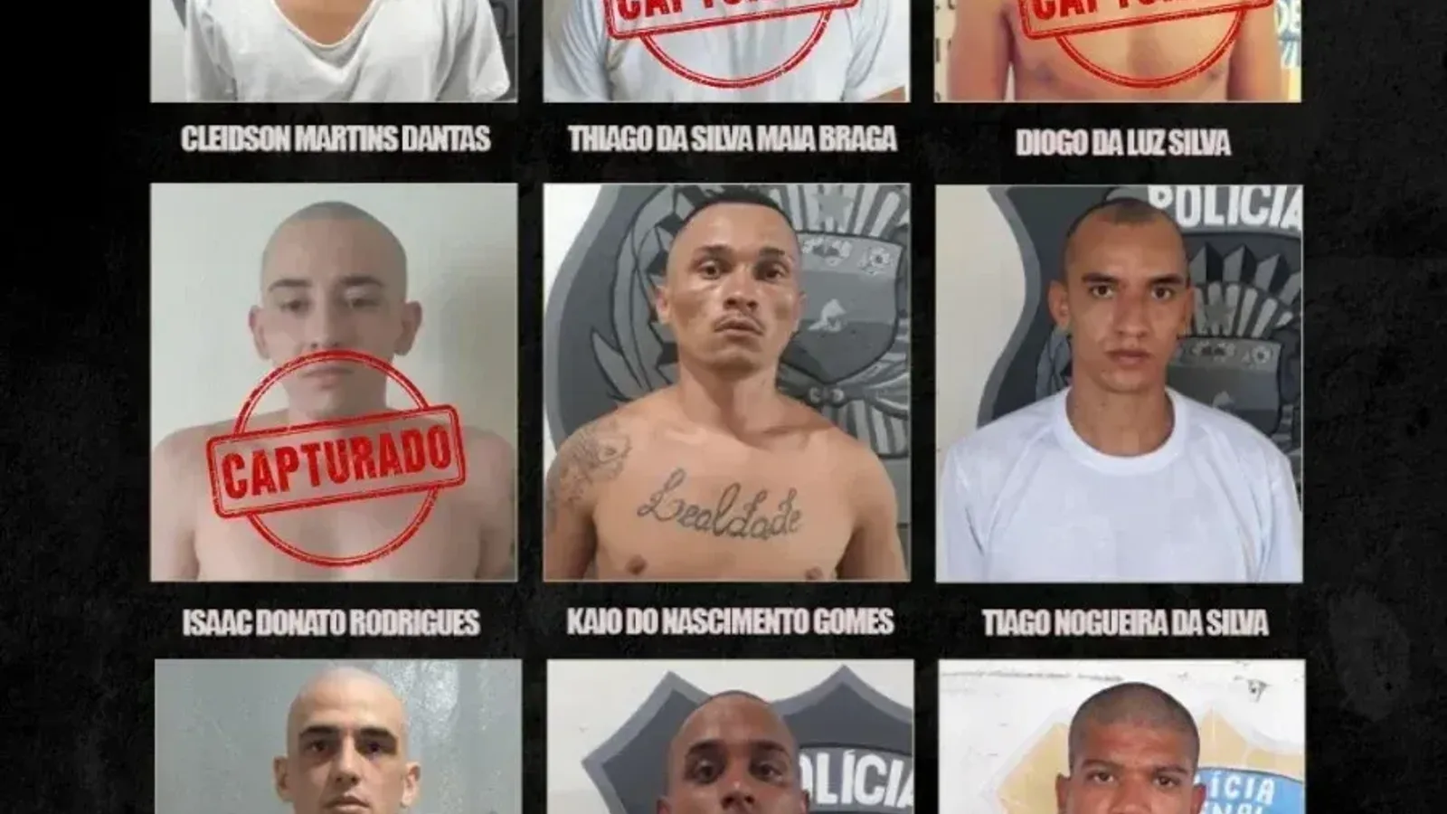 Quinto fugitivo da Penitenciária Rogério Coutinho Madruga é recapturado em Pernambuco