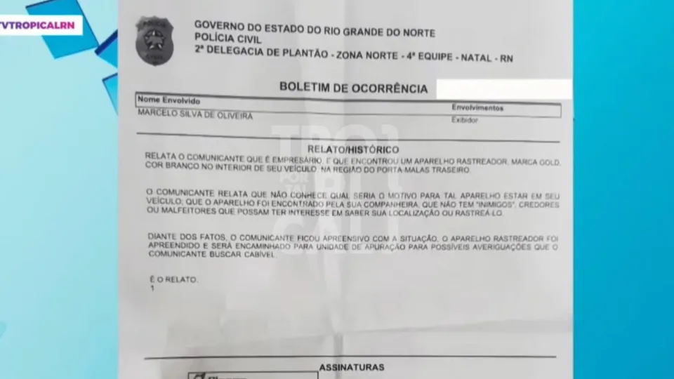 Antes de ser sequestrado e morto, empresário prestou queixa de rastreador instalado no carro sem o consentimento dele