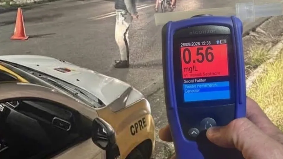 Motorista é preso pela terceira vez por embriaguez ao volante na Grande Natal