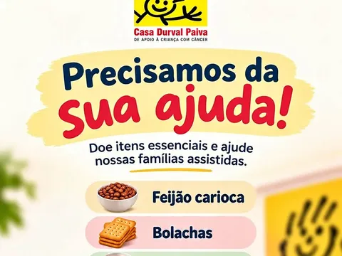 Casa Durval Paiva reforça pedido de doações de itens essenciais
