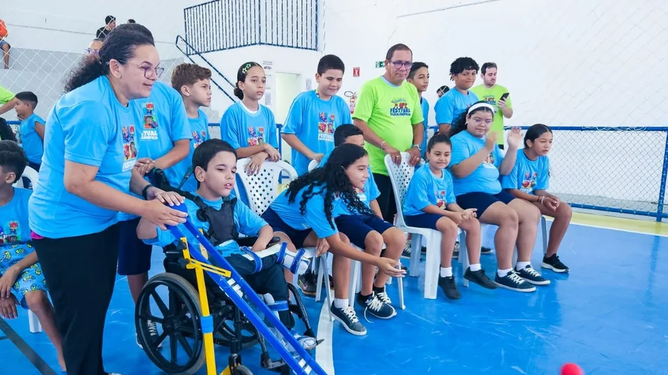 Festival Paralímpico 2026 reúne mais de 130 crianças e adolescentes em Macaíba