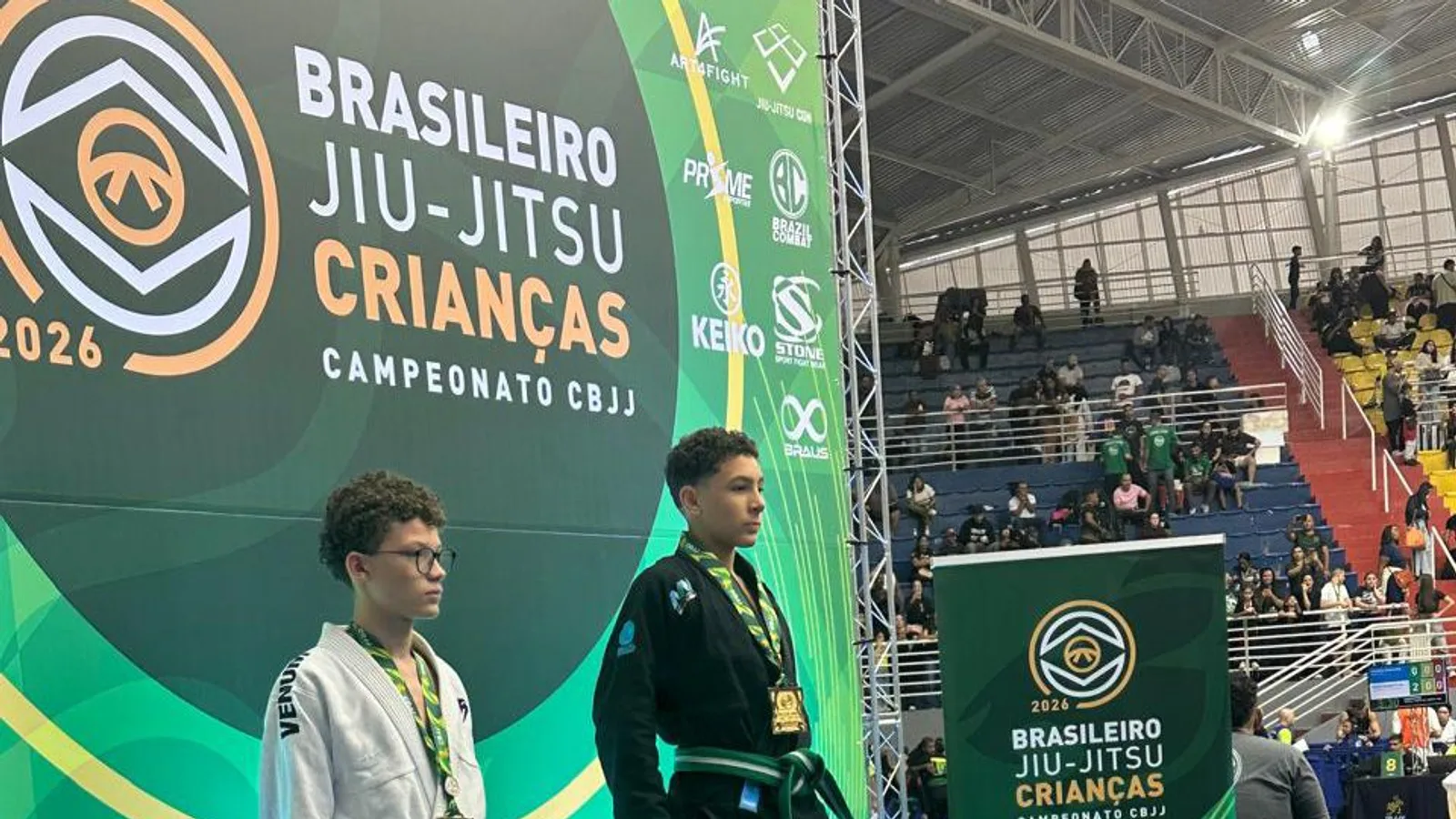 Atleta macaibense Samuel Pitbull Kidd conquista tricampeonato brasileiro de jiu-jitsu crianças em São Paulo