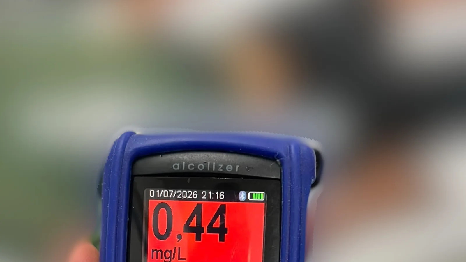 PRF prende homem por embriaguez ao volante após sinistro em Apodi