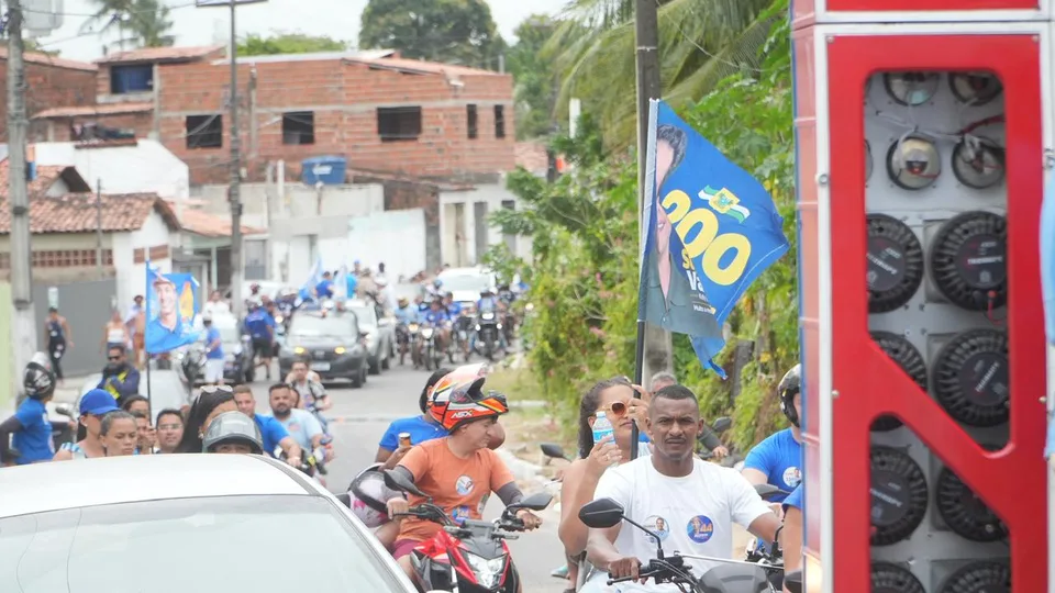 Emídio Jr lidera grande carreata em apoio ao time que trabalha por Macaíba