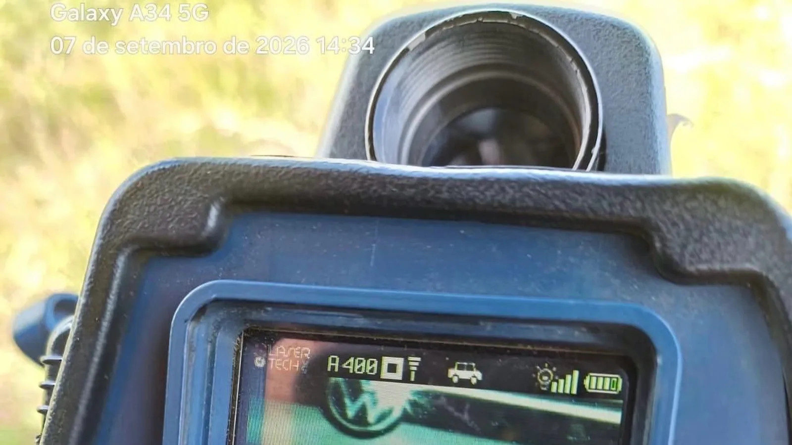 PRF flagra automóvel a mais de 200 km/h durante fiscalização em Canguaretama