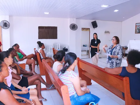 ISD realiza atividade de educação visual e auditiva na Comunidade de Capoeiras, em Macaíba